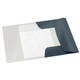 Elastomap Leitz Cosy A4 3-kleps grijs