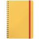Notitieboek Leitz Cosy B5 160blz 100gr spiraal lijn geel