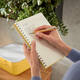 Notitieboek Leitz Cosy B5 160blz 100gr spiraal lijn geel