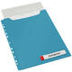 Insteekmap U-model Leitz Cosy harmonica A4 met perforatiestrip PP blauw