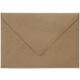 Envelop Papicolor EA5 156x220mm recycled kraft bruin pak à 6 stuks