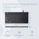 Toetsenbord R-Go Ergonomisch Compact Break QWERTY zwart