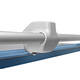 Snijmachinekop voor Dahle 550-558 met dubbele glijstang