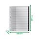 Tabblad Leitz Recycle A4 11-gaats 1-10 extra breed PP