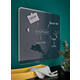 Glasbord Leitz Cosy magnetisch 450x450mm grijs