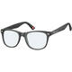 Leesbril Montana +3.00 dpt blue light filter zwart