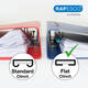 Nietmachine Rapesco Germ-Savvy Less Effort Eco antibacterieel zwart
