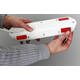 Stekkerdoos Brennenstuhl bureau Estilo 6vdig incl 2 USB 2m wit/zilver
