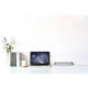 Stekkerdoos Brennenstuhl bureau Estilo 6vdig incl 2 USB 2m wit/zilver