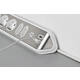 Stekkerdoos Brennenstuhl bureau Estilo 6vdig incl 2 USB 2m wit/zilver