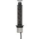 Stekkerdoos Brennenstuhl toren 3vdig incl 2 USB 2 meter zwart/zilver