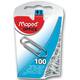 Paperclip Maped Office 25mm 100 stuks zilver