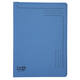 Insteekmap Exacompta L-model Clean'Safe bedrukt blauw 5 stuks