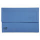 Pocketmap Exacompta Clean'Safe A4 400gr blauw 5 stuks