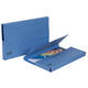 Pocketmap Exacompta Clean'Safe A4 400gr blauw 5 stuks