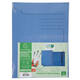 Dossiermap Exacompta Clean'Safe 2kleppen blauw 5 stuks