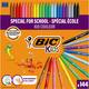 Kleurstiften BicKids couleur medium assorti schoolbox à 144 stuks
