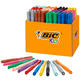Kleurstiften BicKids visacolor ecolutions XL ass schoolbox à 144 stuks