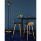 Vloerlamp Unilux Baly led bamboe zwart