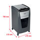 Papiervernietiger Rexel Optimum Auto+ 225M P5 snippers 2x15mm