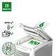 Papiervernietiger Leitz IQ Auto+ Small Office 100 P5 snippers 2x15mm