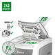 Papiervernietiger Leitz IQ Auto+ Pro 600 P4 snippers 4x28mm