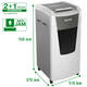 Papiervernietiger Leitz IQ Auto+ Pro 600 P4 snippers 4x28mm