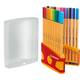Fineliner STABILO point 88 ColorParade rollerset geel/rood F ass 20st