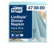 Dinerservet Tork Linstyle Premium 1/4 vouw 1-laags 390x390mm 50 vel aquablauw 478880
