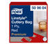 Pochette Tork Linstyle Premium 1-laags 390x390mm rood 509604