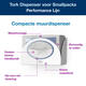 Reinigingsdoekdispenser Tork W8 Performance wit 655100