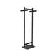 Garderoberek MAUL Salsa staand 172x52x40cm 40kg, 8 haken zwart RAL9004