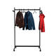 Garderoberek MAUL Samba mobiel 115X172X51cm 40kg, 10 haken zwart RAL9004