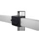 Monitorarm Durable met bladdoorvoer voor 1 scherm en 1 tablet