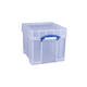 Opbergbox Really Useful 35 liter 480x390x345mm transparant wit