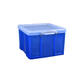 Opbergbox Really Useful 42 liter 520x440x310mm transparant blauw
