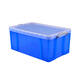 Opbergbox Really Useful 64 liter 710x440x310mm transparant blauw
