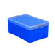 Opbergbox Really Useful 9 liter 395x210x140mm transparant blauw