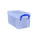 Opbergbox Really Useful 2.1 liter 240x130x125mm transparant wit