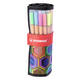 Fineliner STABILO point 88/25 Arty rollerset zwart fijn ass 25st