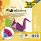 Vouwblaadjes Folia 80gr 15x15cm 50 vel 2-zijdig 10 duo kleuren