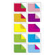 Vouwblaadjes Folia 80gr 15x15cm 50 vel 2-zijdig 10 duo kleuren
