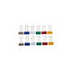 Papierklem MAUL 213 foldback 19mm capaciteit 7mm assorti 12 stuks
