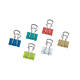 Papierklem MAUL 215 foldback 7mm + 9mm assorti 24 stuks