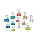 Papierklem MAUL 215 foldback 7mm + 9mm assorti 24 stuks