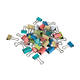 Papierklem MAUL 215 foldback 7mm + 9mm assorti 24 stuks