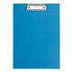 Klembordmap MAUL A4 staand met penlus PVC neon lichtblauw