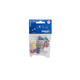 Papierklem MAUL 215 foldback 19mm capaciteit 7mm assorti 12 stuks