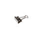 Papierklem MAUL 215 foldback 19mm capaciteit 7mm zilver 12 stuks