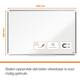 Whiteboard Nobo Premium Plus 60x90cm staal